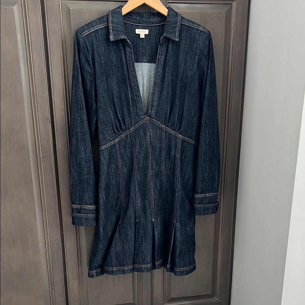Dark Blue Denim Dress